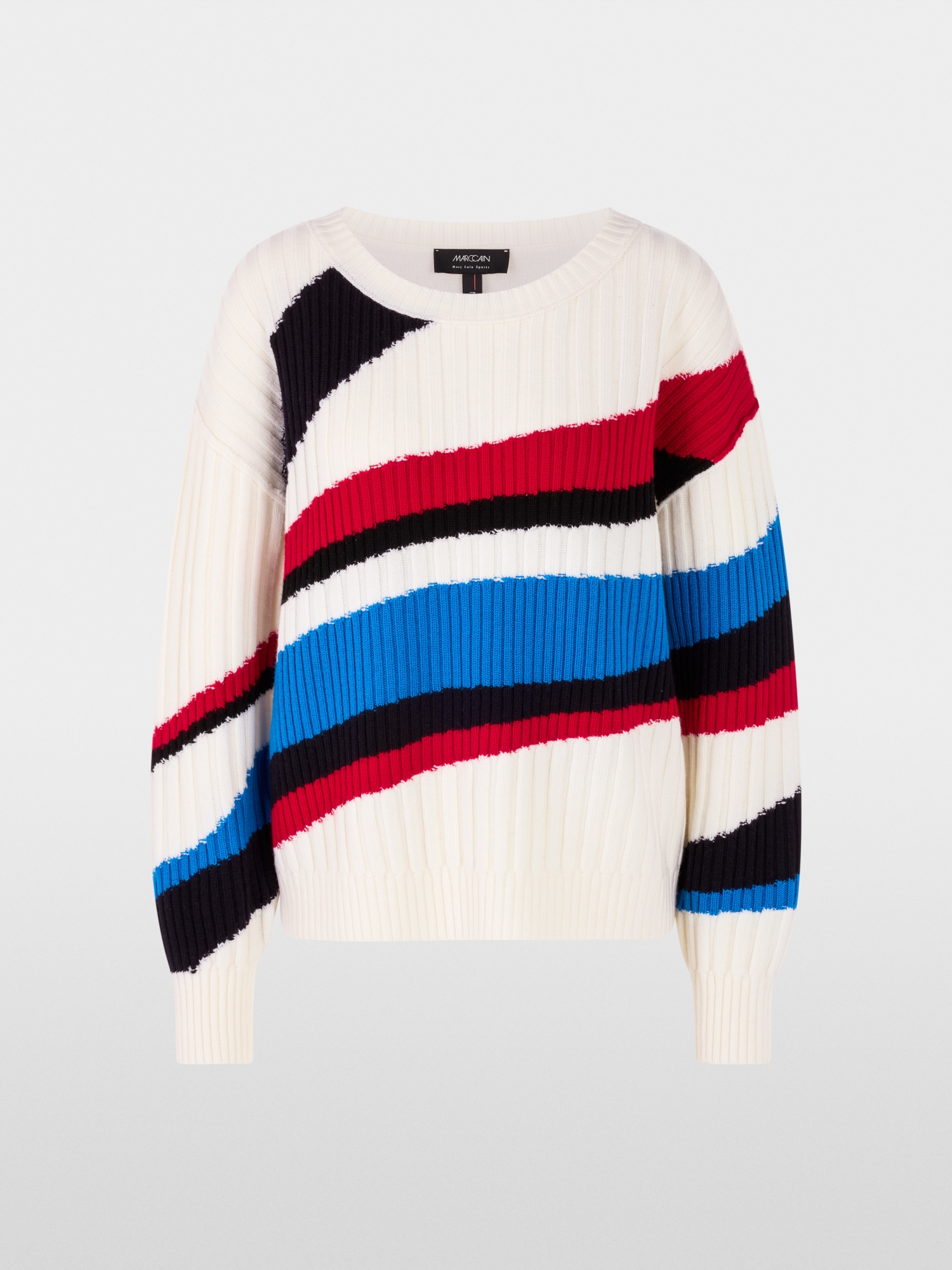 Pletený sveter s farebnými blokmi – Obrázok 6