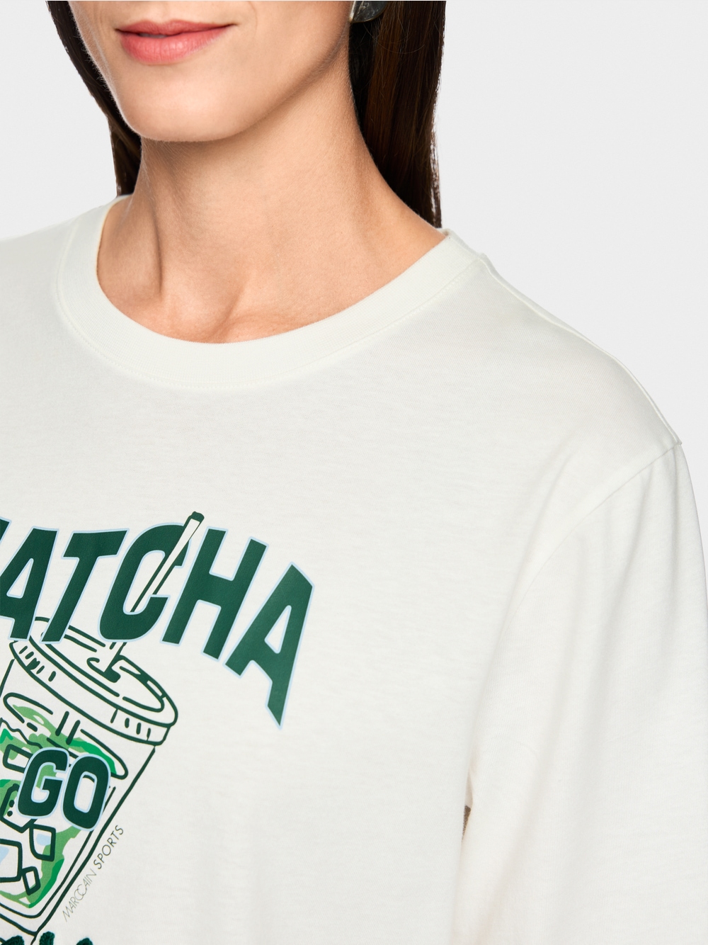 Košeľa „Rethink Together“ s matcha potlačou – Obrázok 3