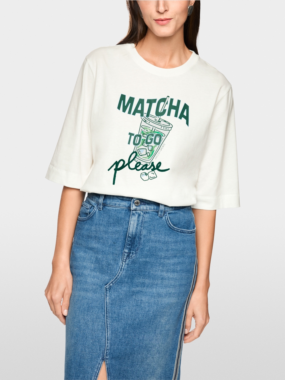 Košeľa „Rethink Together“ s matcha potlačou – Obrázok 4