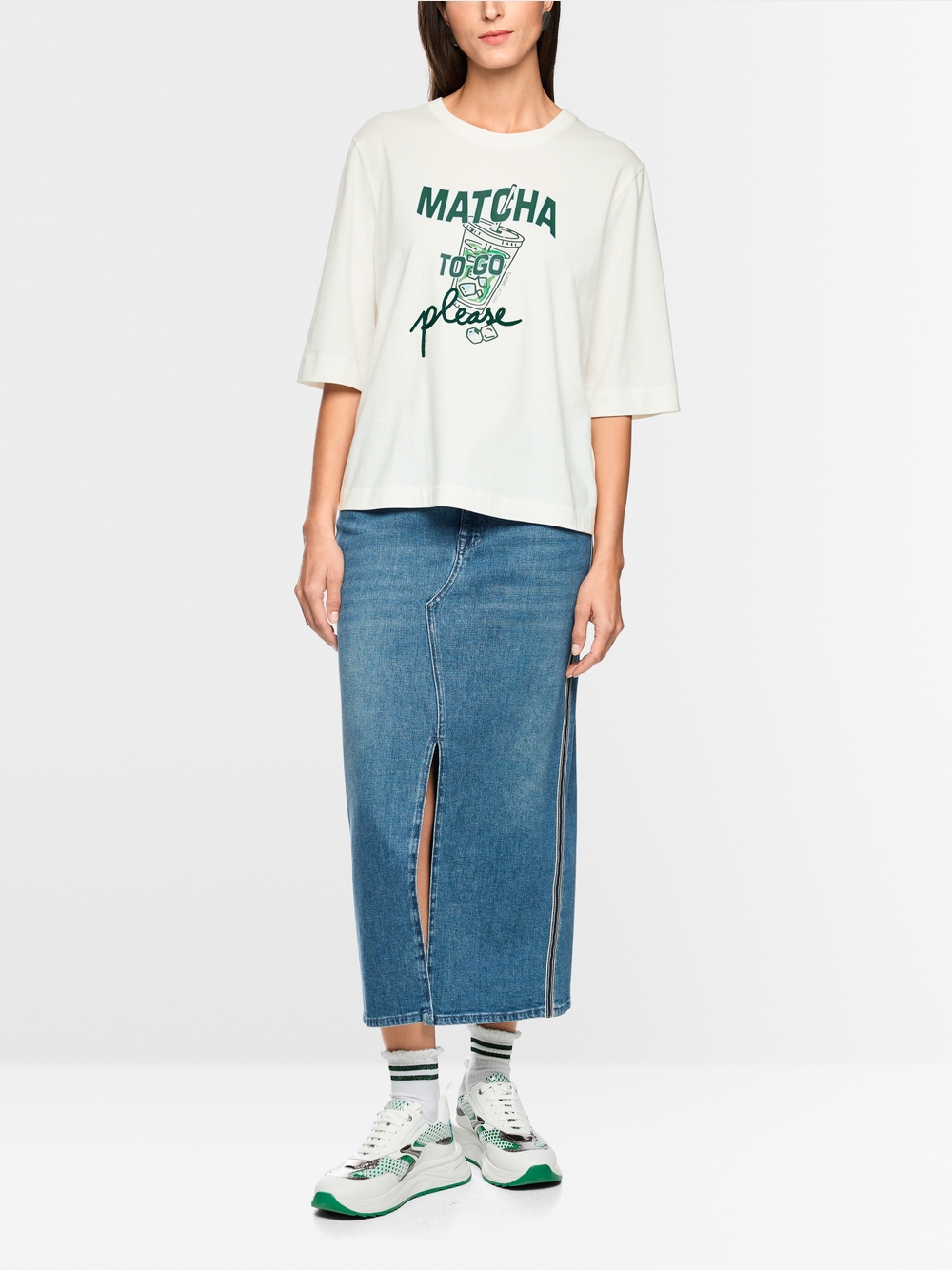 Košeľa „Rethink Together“ s matcha potlačou