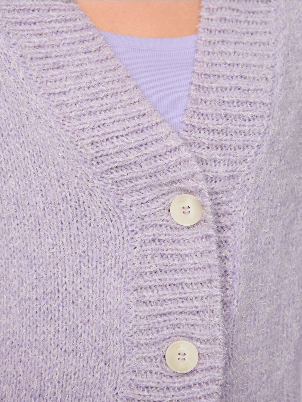 Skrátený kardigán „Knitted in Germany“ – Obrázok 3