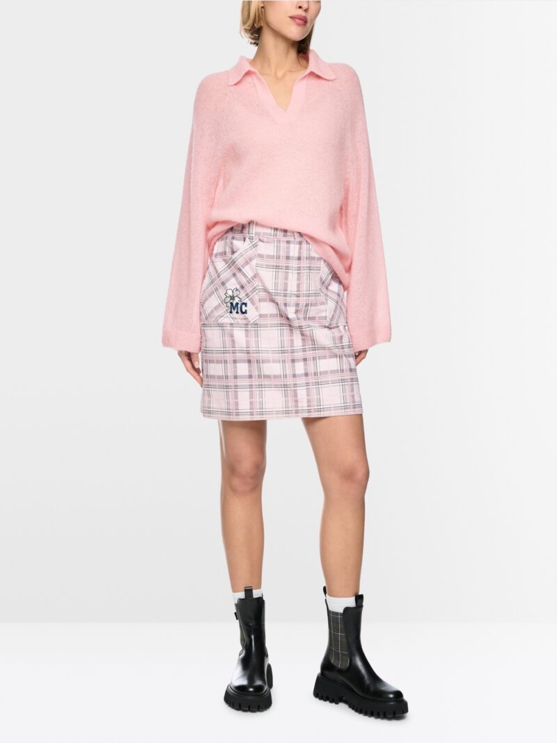 Polo sveter „Knitted in Germany“ - ružová, 44