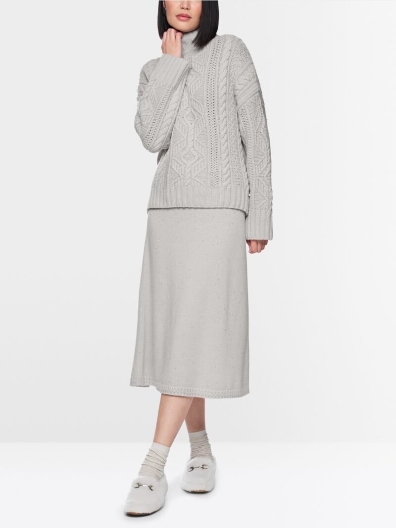 Kašmírový rolák „Knitted in Germany“
